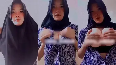 Bokep Jilbab Ukhty Nabilah Remas Toket Gede